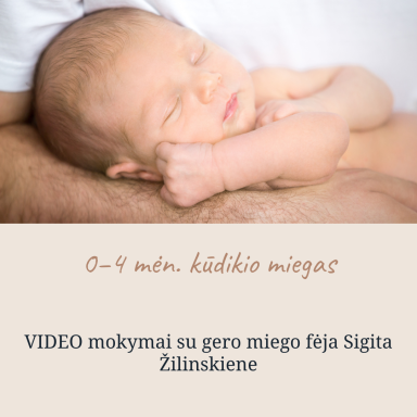 0–4 mėn. kūdikio miegas 0–4 mėn. kūdikio miegas