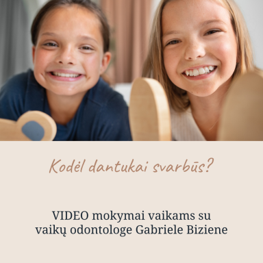 Kodėl dantukai svarbūs? – pasakojimas apie tai, ką dantys daro: kramto, šypsosi, padeda kalbėti (Vaikams)