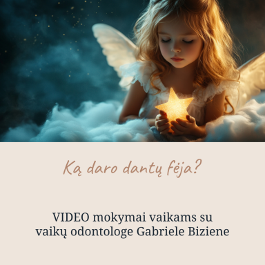 Ką daro dantų fėja? (Vaikams)