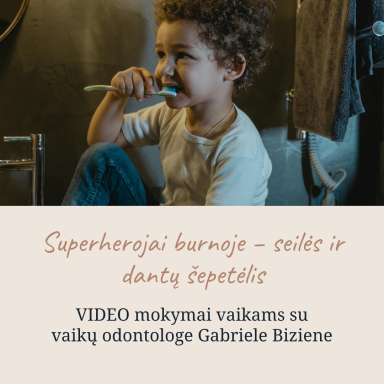 Superherojai burnoje – seilės ir dantų šepetėlis. (Vaikams) Superherojai burnoje – seilės ir dantų šepetėlis. (Vaikams)