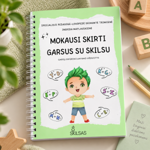Lavinamoji knyga „Mokausi skirti garsus su Skilsu“ Lavinamoji knyga „Mokausi skirti garsus su Skilsu“