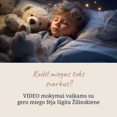 Kodėl miegas toks svarbus? (Vaikams) Kodėl miegas toks svarbus? (Vaikams)