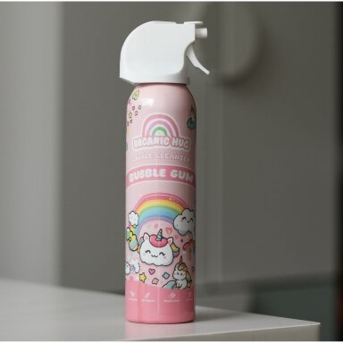 Organic Hug Bubble Cleanser Bubble Gum – kramtomosios gumos kvapo prausimosi putos vaikams vonios žaidimams 150 ml Organic Hug Bubble Cleanser Bubble Gum – kramtomosios gumos kvapo prausimosi putos vaikams vonios žaidimams 150 ml