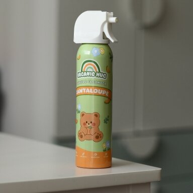 Organic Hug Bubble Cleanser Cantaloupe – melionų kvapo prausimosi putos vaikams vonios žaidimams 150 ml Organic Hug Bubble Cleanser Cantaloupe – melionų kvapo prausimosi putos vaikams vonios žaidimams 150 ml