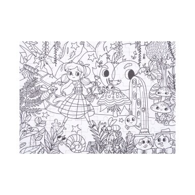 Tookyland spalvinama dėlionė „Paslaptingas sodas“ (LT122)