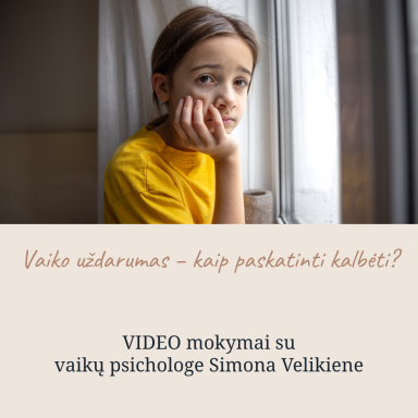 Vaiko uždarumas – kaip paskatinti kalbėti? Vaiko uždarumas – kaip paskatinti kalbėti?