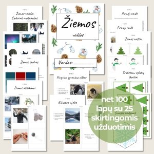 Žiemos ir Kalėdų užduočių rinkinys vaikams – net 226 puslapiai kūrybiškos veiklos (PDF) 5
