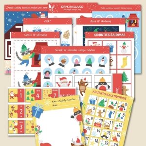 Žiemos ir Kalėdų užduočių rinkinys vaikams – net 226 puslapiai kūrybiškos veiklos (PDF) 1