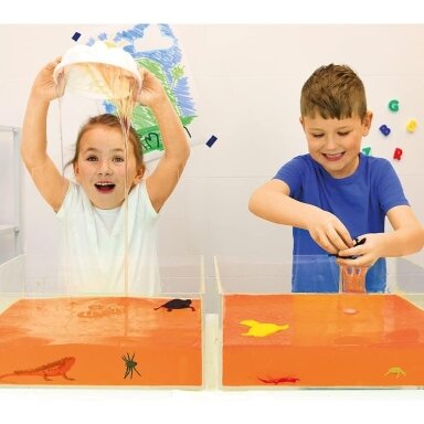 Zimpli Kids Slime Baff Orange & Aqua Glitter 300 g – spalvingas slime vonios žaidimas vaikams, 4 pakuotės Zimpli Kids Slime Baff Orange & Aqua Glitter 300 g – spalvingas slime vonios žaidimas vaikams, 4 pakuotės